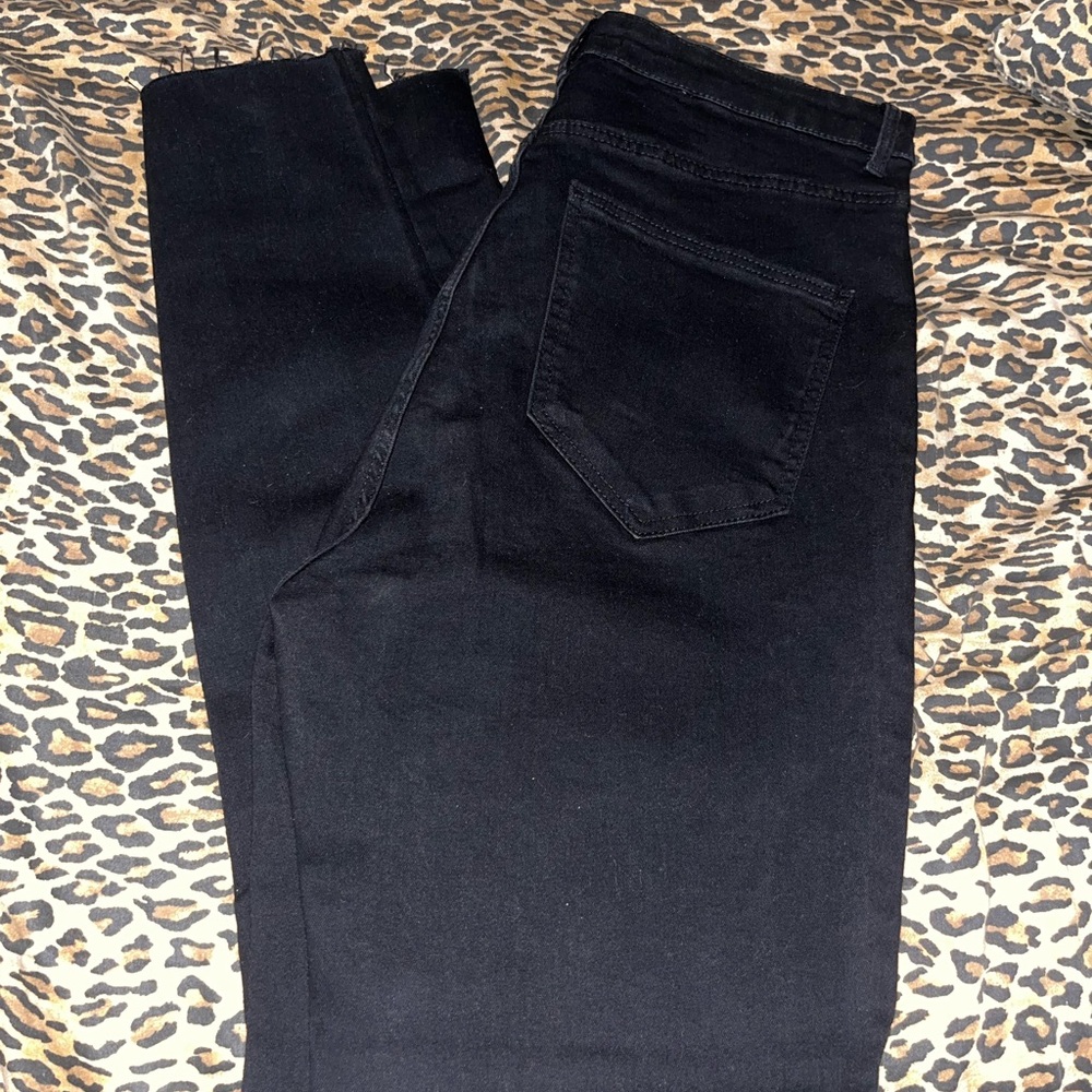 Zara ripped skinny jeans